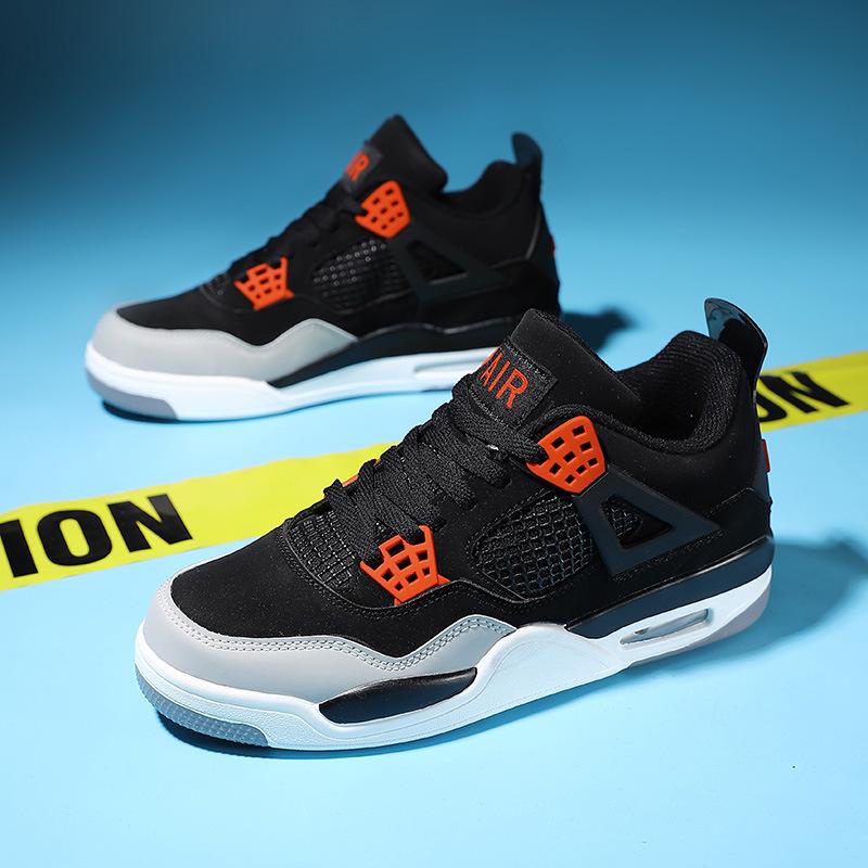 2025 Frühling neue Mode aj4 weiß zementgrau Hase mitternachtsblau Herrenschuhe Damenschuhe Sport Basketball High-Top-Schuhe