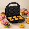 6 Holes Mini Donut Maker Fully Automatic Dessert Maker Practical Breakfast Donut Machine  for Home