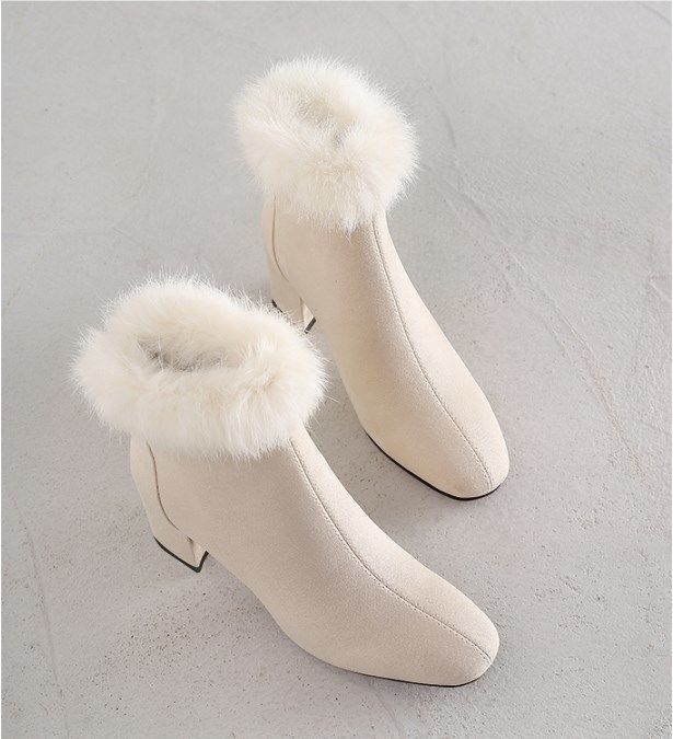 

Бежевые короткие ботильоны на высоком каблуке женские зимние новые толстый каблук универсальные бархатные теплые модные хлопковые туфли женские ботинки 40 хаки