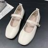 Modeschuhe Frau 2025 Weiche Sohle Damen-Schuhwerk Allround Retro Bequemer Mokassin Kleid Sommer Flach Mary Janes Retro Alltagskleidung