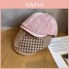 Künstlerische Vintage-Schiebermütze für Damen mit verstellbarer Passform und Sonnenschutz