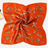Light Luxury 50Cm Small Square Scarf Chain Printed Silk Scarf Women'S Thin Neck Protection Scarf Cheap Silk Scarf Gift