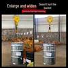 Forklift Double-Chain Oil Drum Lifting Clamp with Hook