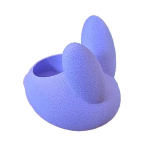 Подсвечник Пасхальный Кролик со светодиодной свечой Мини-подставка для свечи Кролик Подсвечник Центральное украшение стола Праздничная вечеринка Украшение