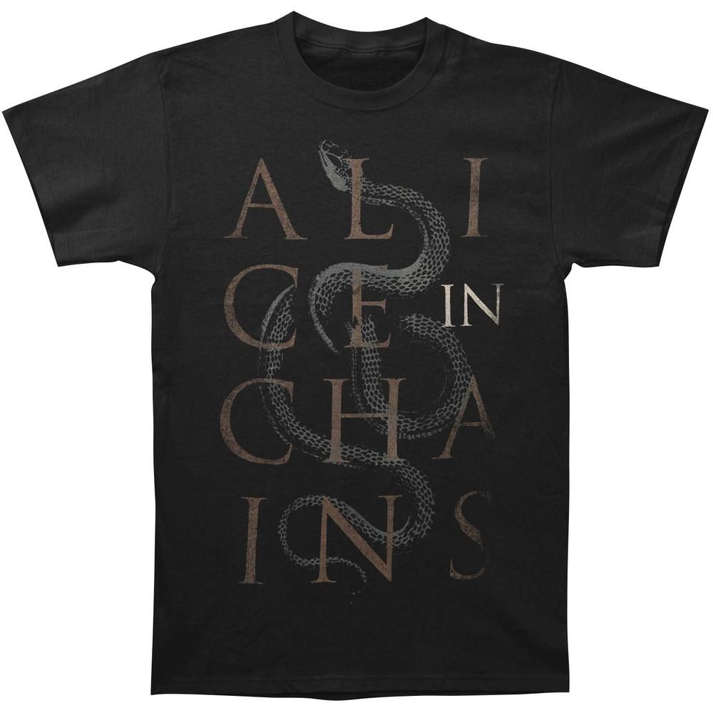 Alice In Chains Snakes T-shirt Large Black Unisex T-Shirt S