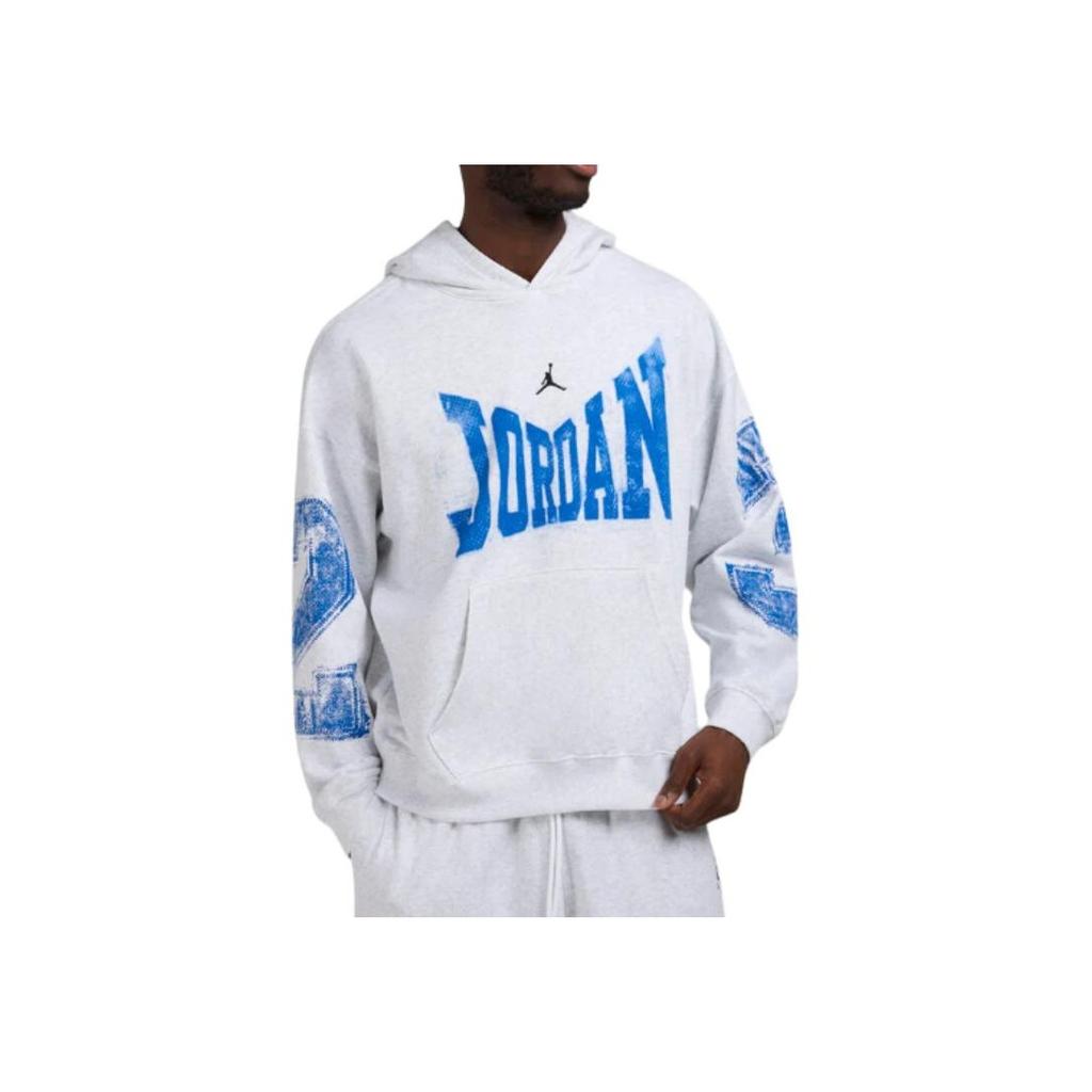Jordan Brooklyn Letter Logo Loose Fit Long Sleeve Hoodie Men hoodies HV0093-051