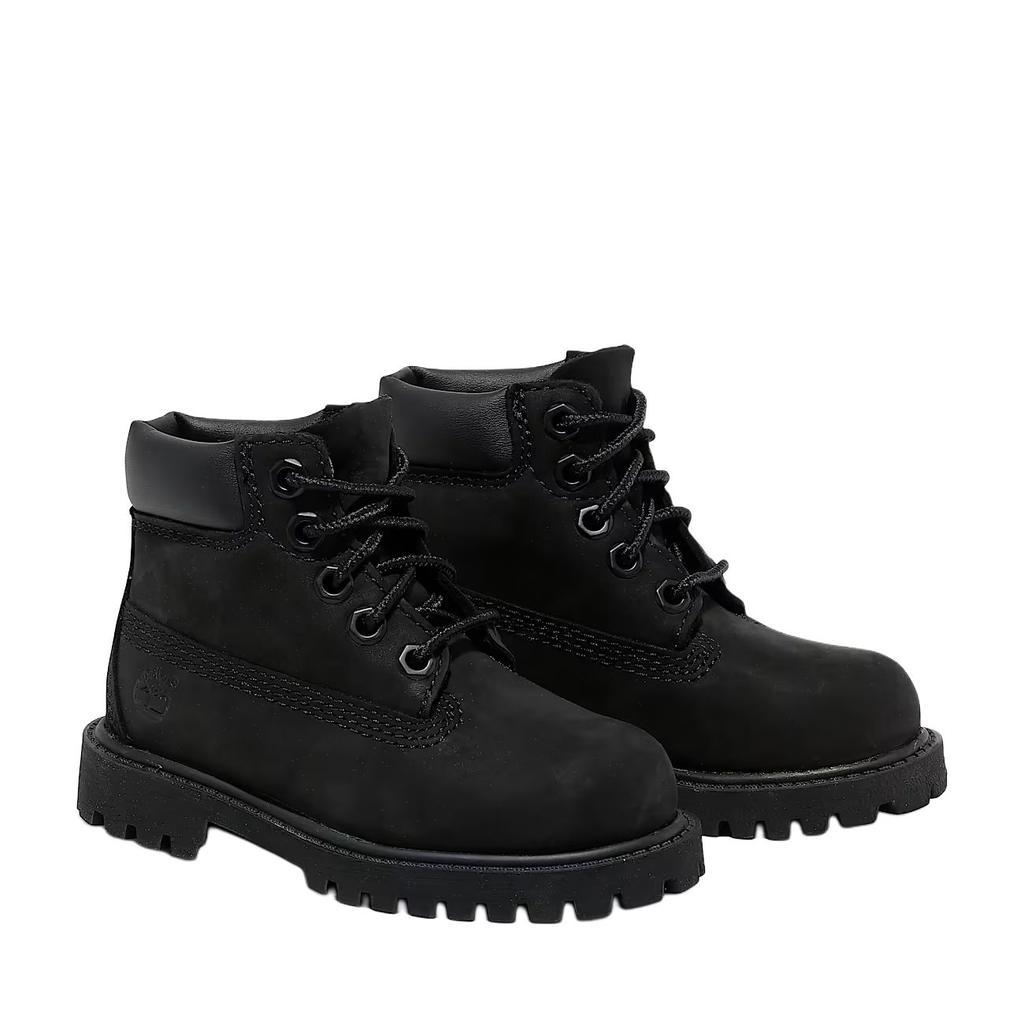 Timberland 6 Inch Premium Boot Toddler Black Baby Sneakers TB112807-001