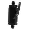Car Fuel Shut Off Valve AN6 Fitting Flow Control Aluminum Alloy Black Rustproof Universal