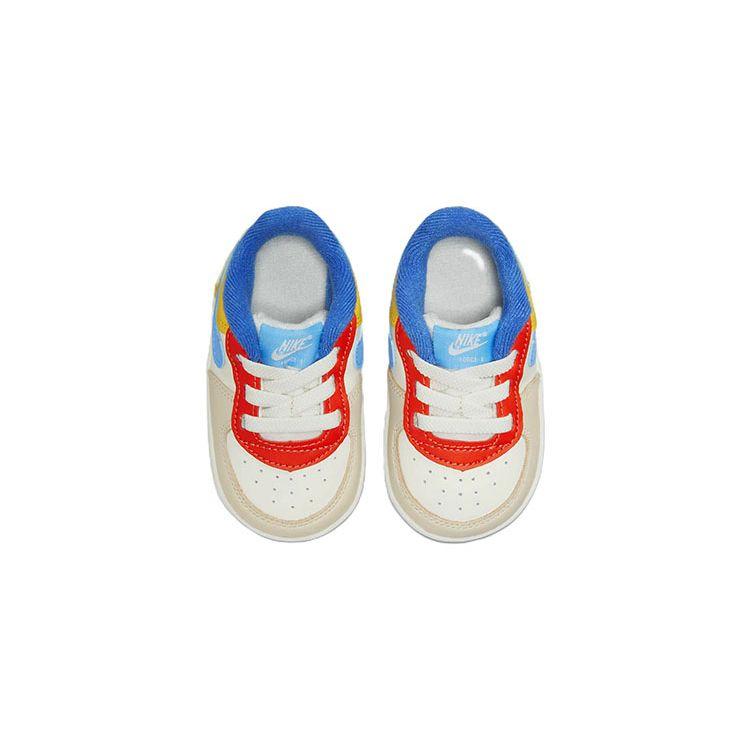 Nike Force 1 CB Sail Game Royal Baby Sneakers White Rush-Orange University-Blue DM1018-100