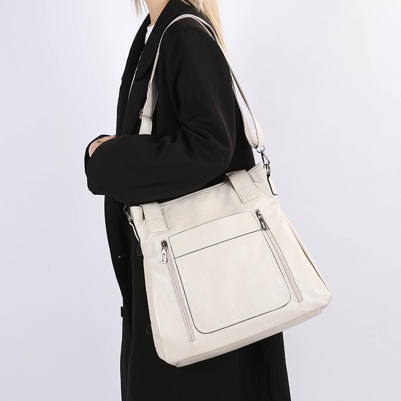 Genuine Women Luxury Handbag Branded Designer Soft Leather Large Capacity Shoulder Crossbody Bags for Female Elegant Tote Sac