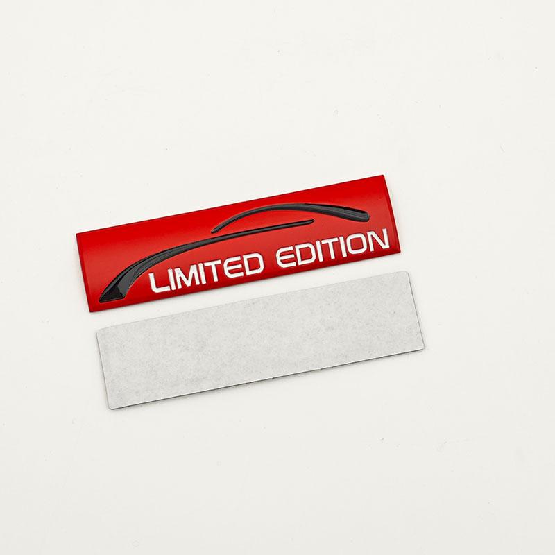 3D Metal Alloy Limited Edition Logo Car Fender Side Rear Trunk Sticker Emblem Badge Auto Modification Labels Accessories