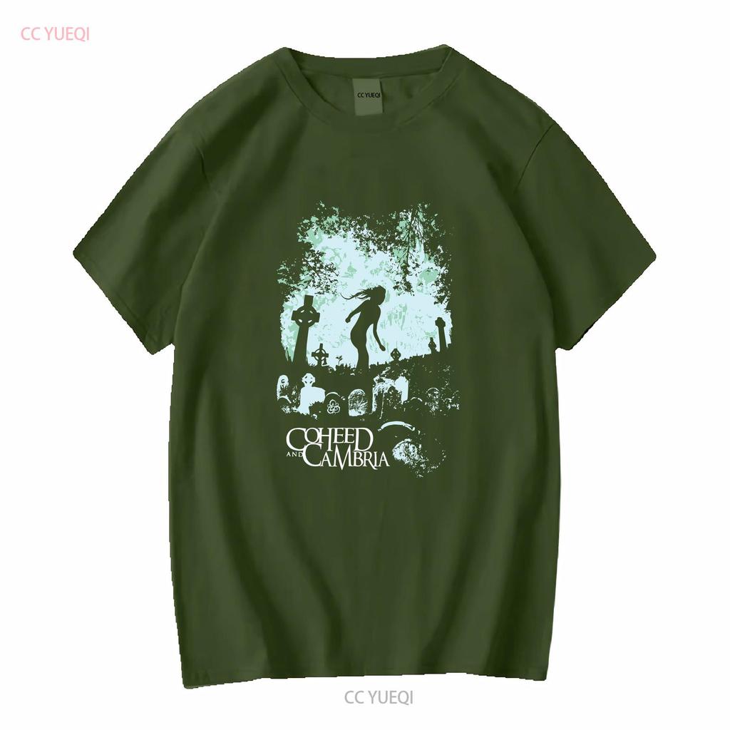 Coheed And Cambria Band T Shirt Cotton All Size S 5XL Vintage Washed Versatile Casual Unisex Slightly Top For Everyday Wear