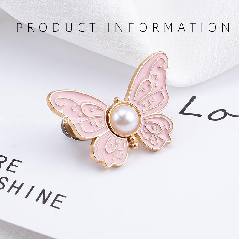 Butterfly Waist Reducer Clip Adjustable Jeans Button No Sew Detachable Waistband Resizer Magic Tool