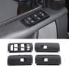 Pour Land Rover Discovery 4 2010-2016 ABS Noir Kit Intérieur Tableau de Bord Console Panneau de Changement de Vitesse Décoration Couverture Garniture Autocollants