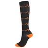 Men Women Ecg Wave Compression Sport Socks Running Socks Compress Stockings Pressure Nylon Long Varicose Veins High Socks
