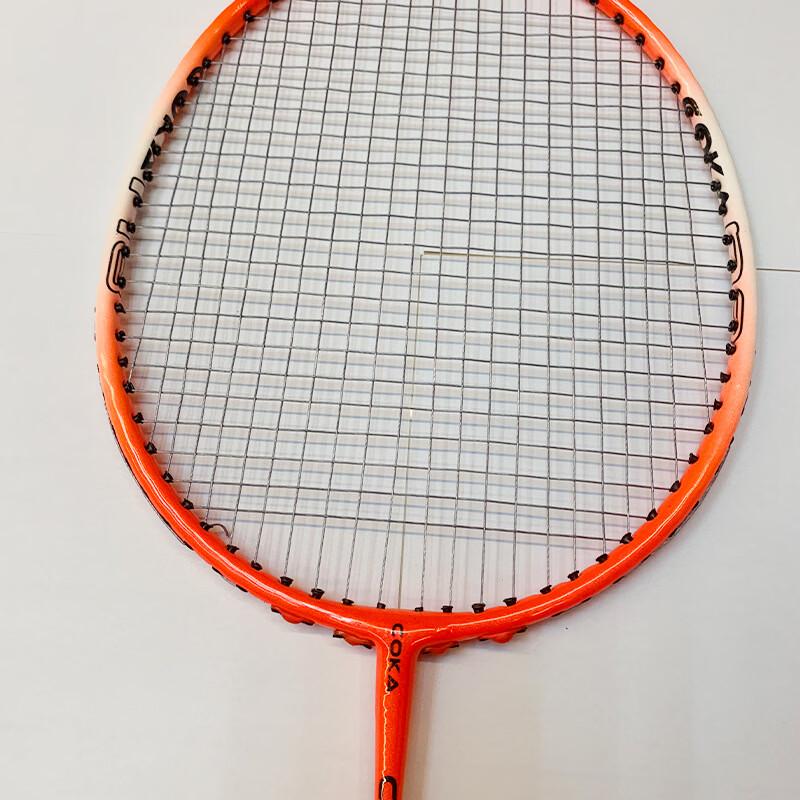 COKA Durable Steel Alloy Badminton Racket Set
