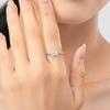 925 Sterling Silver Emerald Cut Rectangle CZ Ring Exquisite Simple Anniversary Gifts For Women Fine Wedding Jewelry