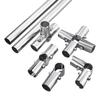 25 Snap-On Stainless Steel Pipe Connectors for Greenhouse Clamps