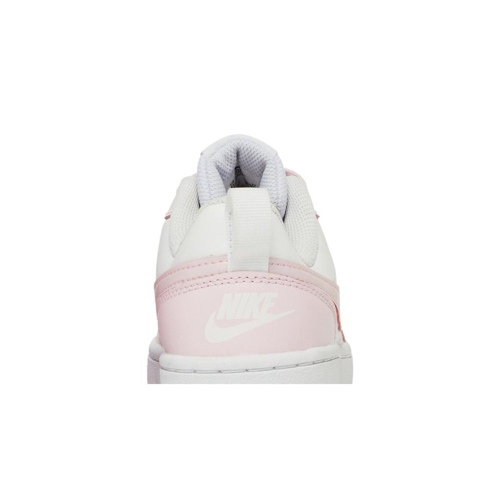 Nike Court Borough Low 2 SE Grade School 'White Pink Foam' (Unisex) White / Pink Foam Kids' Skateboarding Shoes DQ0492 100