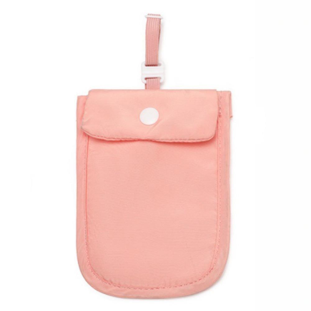 

Антикрадіжка Жіноча Кишенька для Монет Безпечна Грошова Кишеня з RFID-Блокуванням Активний Відпочинок Pink