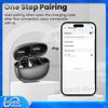 UYUXIO BT 5.4 Clip on Headphone with 72H Play Time Wireless Earbuds OWS Open Ear Ear Buds Long-Battery Life for Workouts