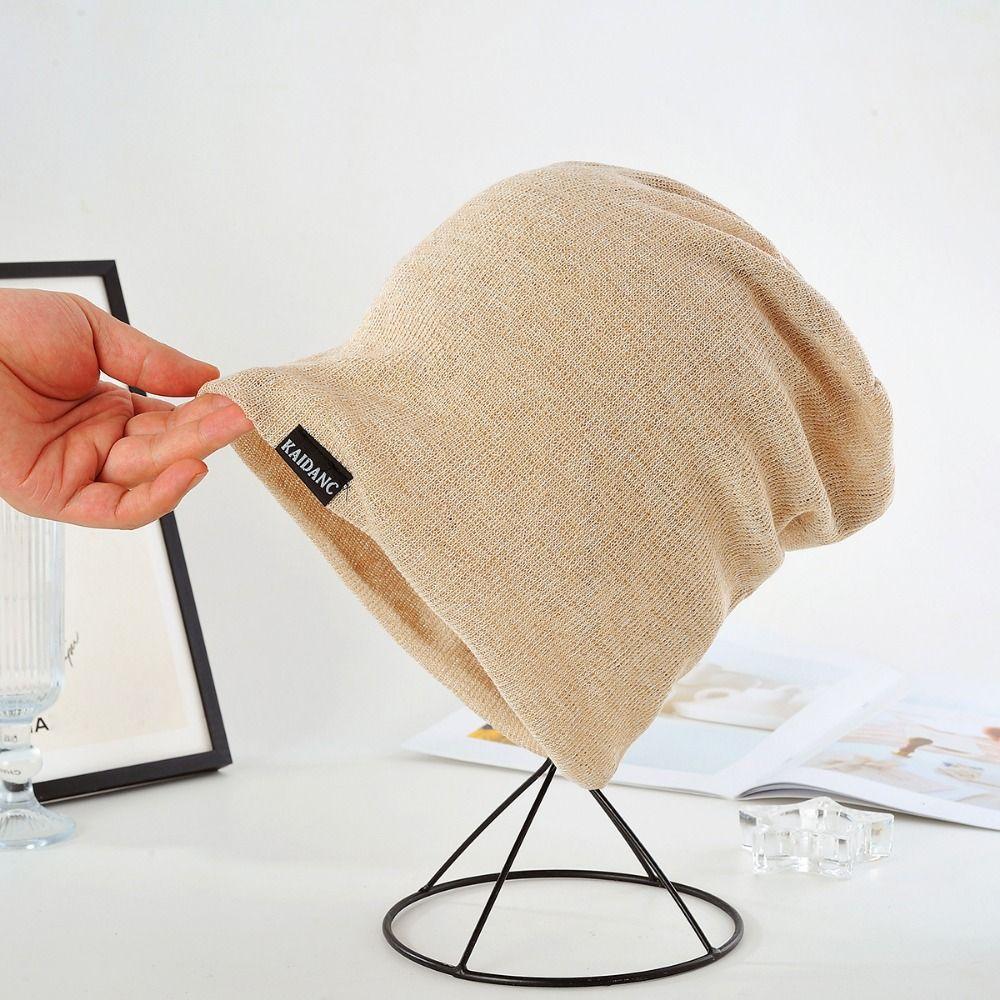 Soft Beanie Thin Pullover Hat Creative Stacked Hat  Girl Women