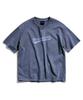 MINIMALPROJECT Washed Drawing Pigment Crop Short Sleeve T-Shirt Mst188C [Lightnavy]