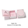 Retro Jewelry Storage Book-Shaped Box for Rings, Pendants, and Earrings - High-End Feel