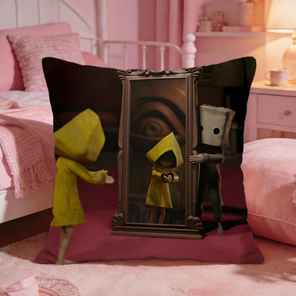 lLittle Nightmares Cushion Cover Premium Comfort Reversible Pillow Cove Two in One Design for Any Room Car Interior