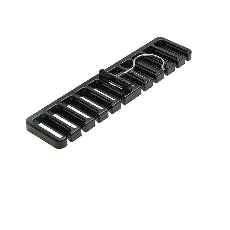 

10 card position belt hanger multi-functional tie belt storage hanging wardrobe scarf silk scarf finishing rack чёрный