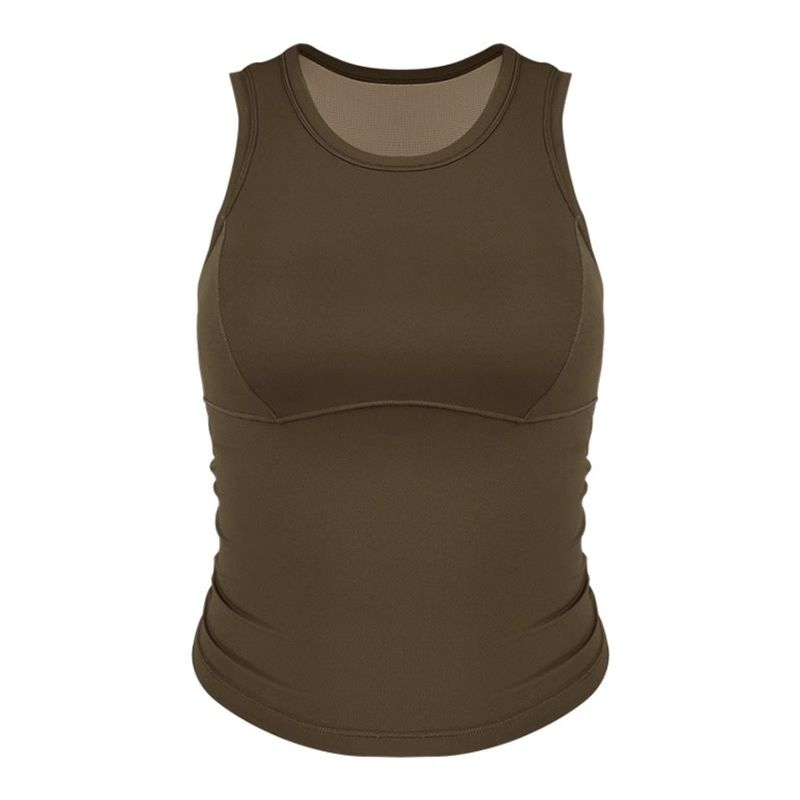 Mitaogirl Kendall Sports Vest Female 2025 Summer Fixed Cup Running Tops Yoga Clothes Workout Bra