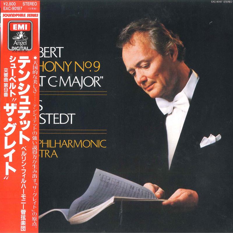 

LP Record KLAUS TENNSTEDT BERLIN PHILHARMONI Schubert Symphony No.9 In C Major D EAC90187 ANGEL Japan Obi Classical Used