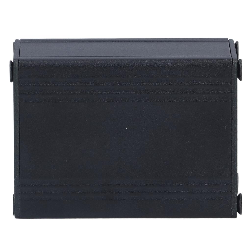 Cutie electrică din aluminiu Carcasă de joncțiune impermeabilă integrată pentru bricolaj negru