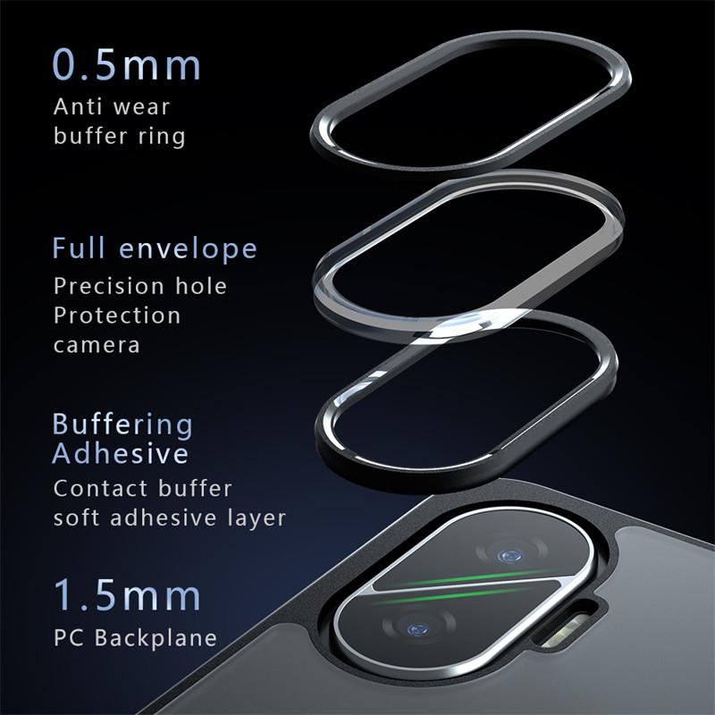 Para Capa Xiaomi Poco F7 Capa Poco F7 Moldura TPU Macia PC Fosco Durável Bumper Escudo Capas Protetoras para Telefone No Poco F7 Funda