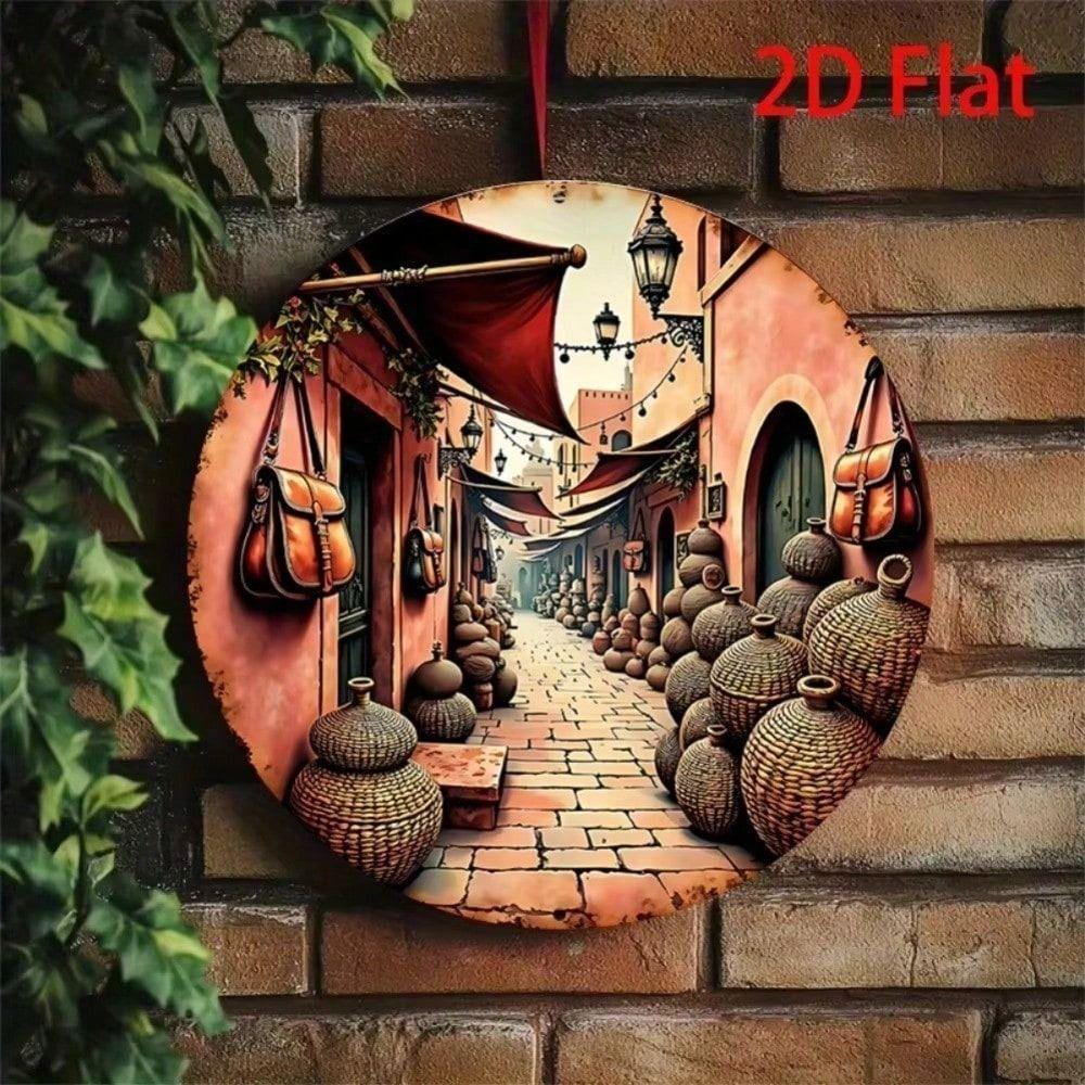 Ramadan Mubarak Metal Wall Art Islamic Home Office Decor Gift
