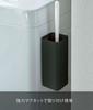 Yamazaki Magnetic Handy Wiper x x Floating Easy 5448 Holder, Black, Approx. W6.3 D6.3 H16cm, Tower, Storage, Installation,