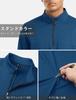 [TACVASEN] Men's Shirt, Hoodie, Long-Sleeve T-Shirt, Casual, Lightweight, Loungewear, Plus Sizes, Commuting, Hiking, Pullover, Half-Zip, Blue, Size L