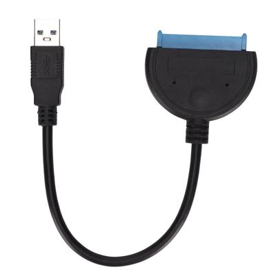 SATA-Kabel SATA auf USB 3.0 Hochgeschwindigkeitsübertragung 25cm Festplattenleser für 2,5-Zoll-Festplatte Datentransfer