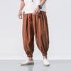 New Men's Bloomers, Loose Cotton and Linen Trousers, Men's Wide-leg Pants, Harlan's Tiny Feet Pants