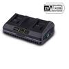 Dual Charger 2.4A 20V - Universal Battery for the 20V IXES Range