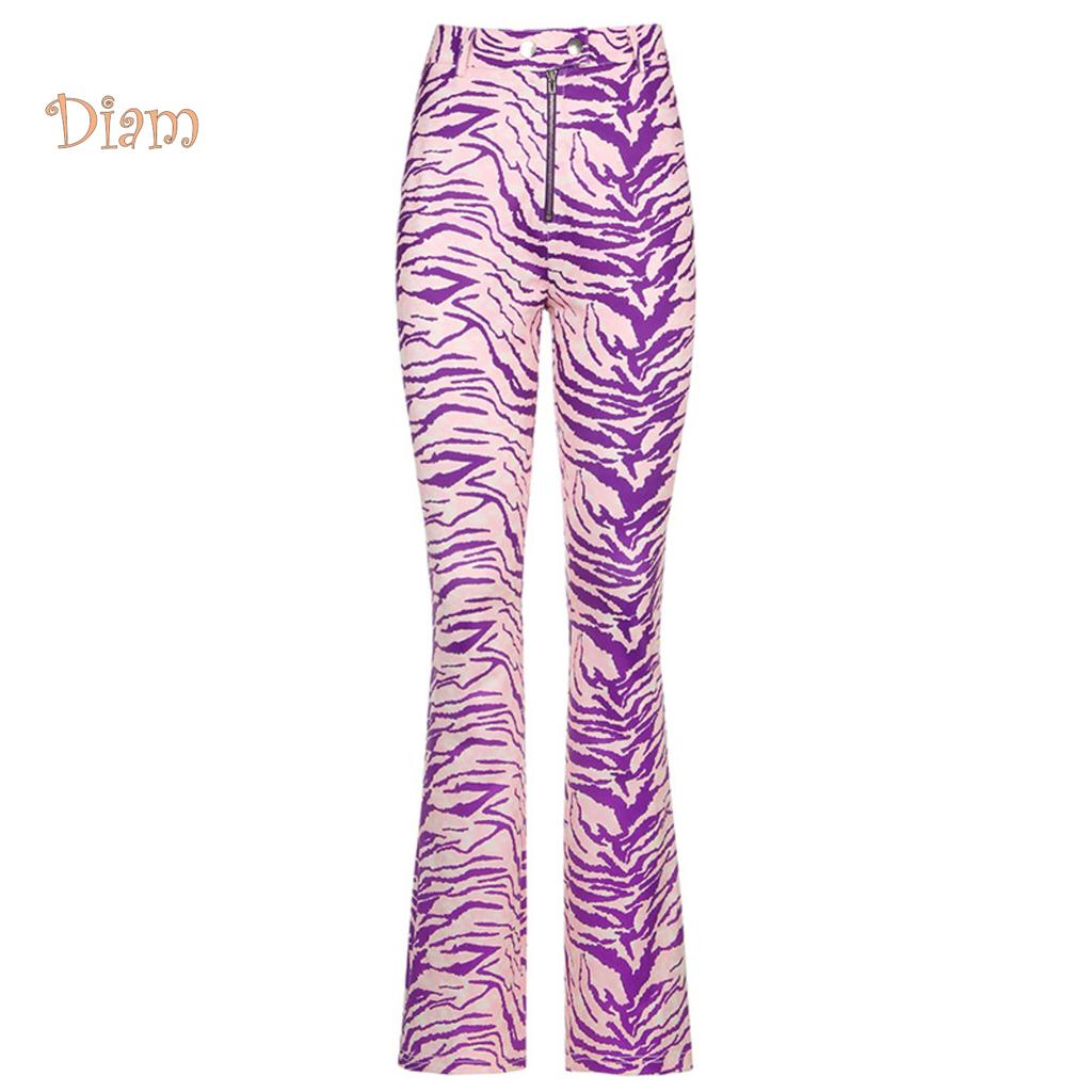 High Waist Zipper Button Cargo Pants 