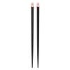 1 Pair of  Japanese Style Sakura  Pattern Reusable Durable Wooden Chopsticks (Pink)