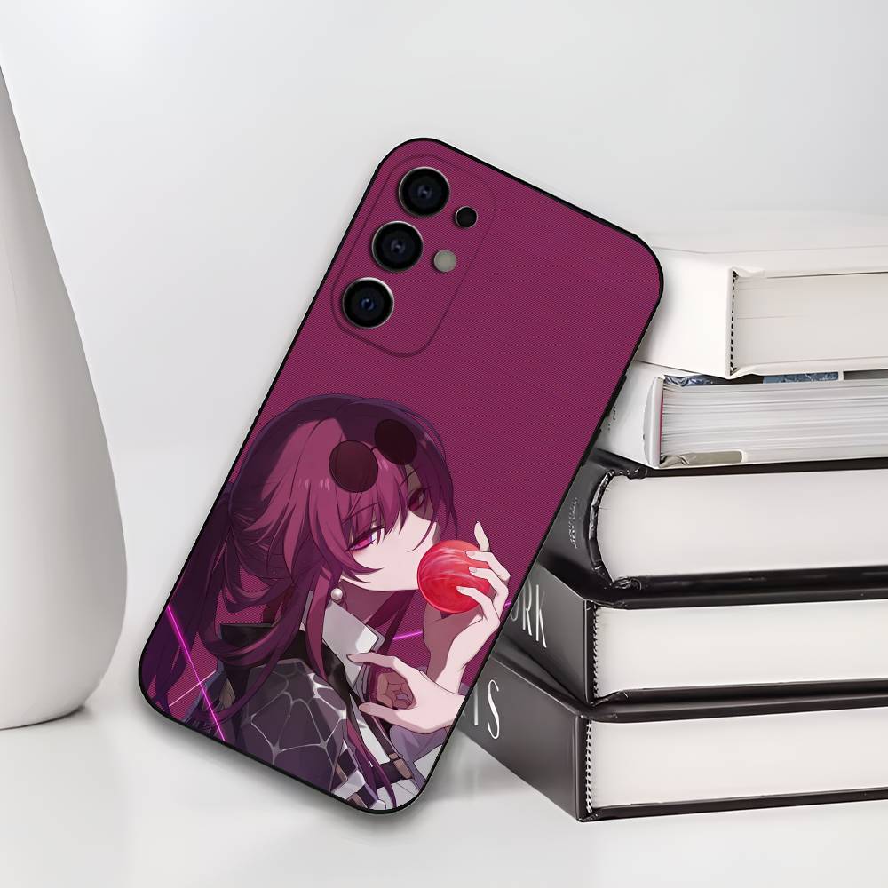 Kafka H-Honkai S-Star R-Rail Phone Case For Samsung S25,S24,S21,S22,S23,S30,Ultra,S20,Plus,Soft Silicone Black Cover