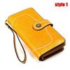 Vintage RFID Retro Genuine Leather Women's Long Clutch Wallet