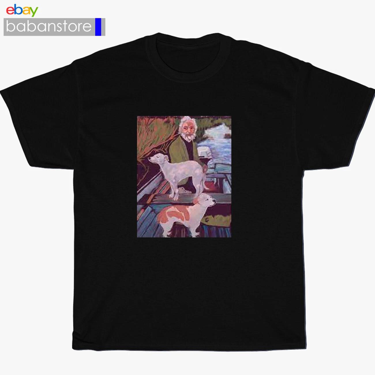 

New Goodfellas Movie Dog Painting logo Black T shirt Size S-3XL S