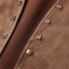 Women Vintage Sleeveless Faux Suede Fringe Vest Rivets Leather Western Boho Tassel Jacket Open Front Hippie Cardigan 2025
