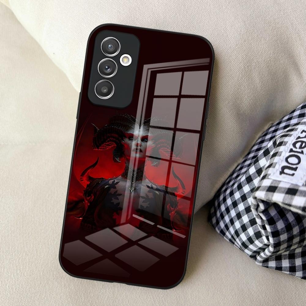 

D-Diablo 4 Phone Case for Samsung S24 Ultra S23 S22 S20 Fe S21 Plus Galaxy A54 A34 A24 A53 M54 Note 20 Glass Cover Samsung s24