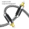 Coaxial SPDIF Cable 7.1 Soundbar Digital Optical Audio Cable Fiber Cable for Television Projector Amplifiers Player Cord