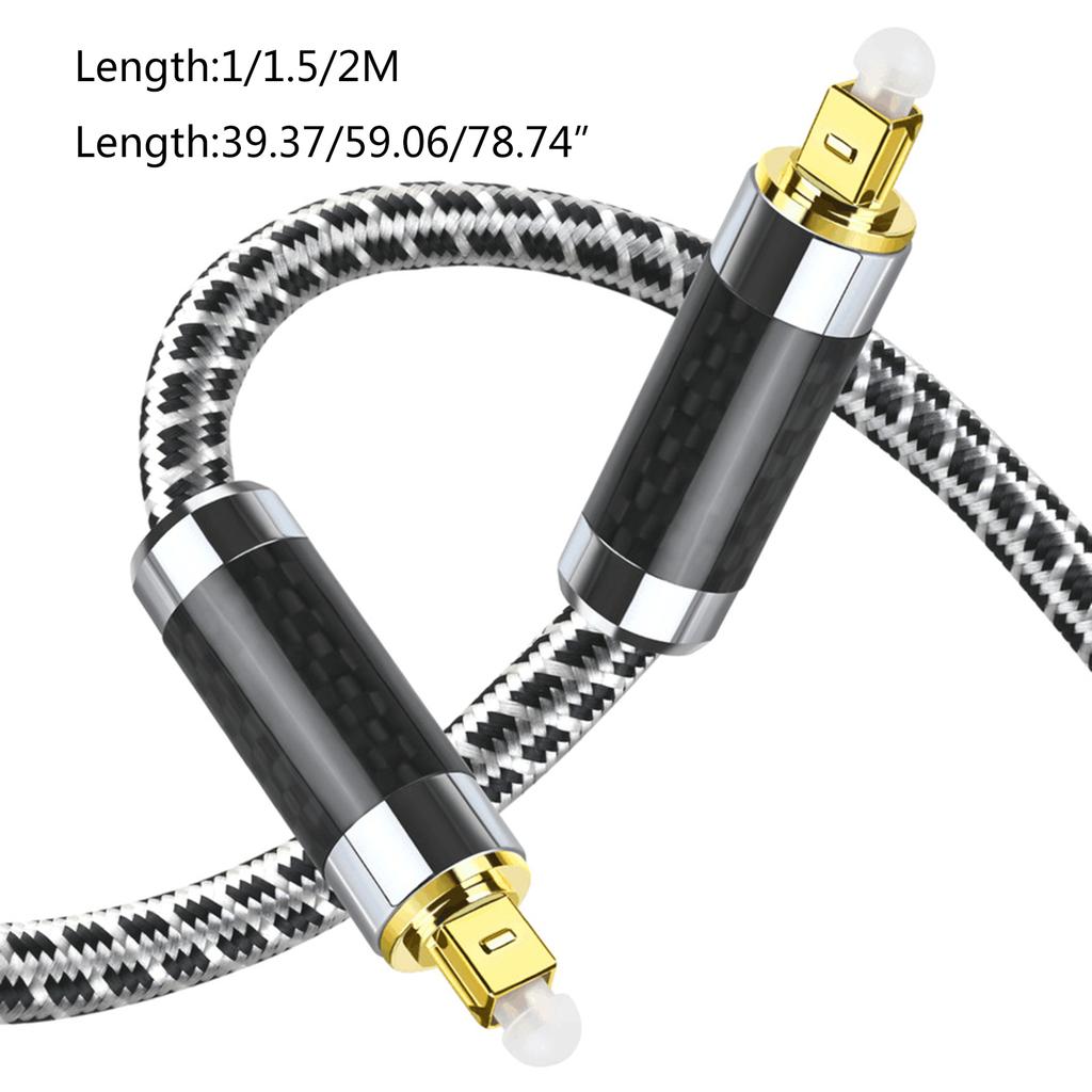 Coaxial SPDIF Cable 7.1 Soundbar Digital Optical Audio Cable Fiber Cable for Television Projector Amplifiers Player Cord