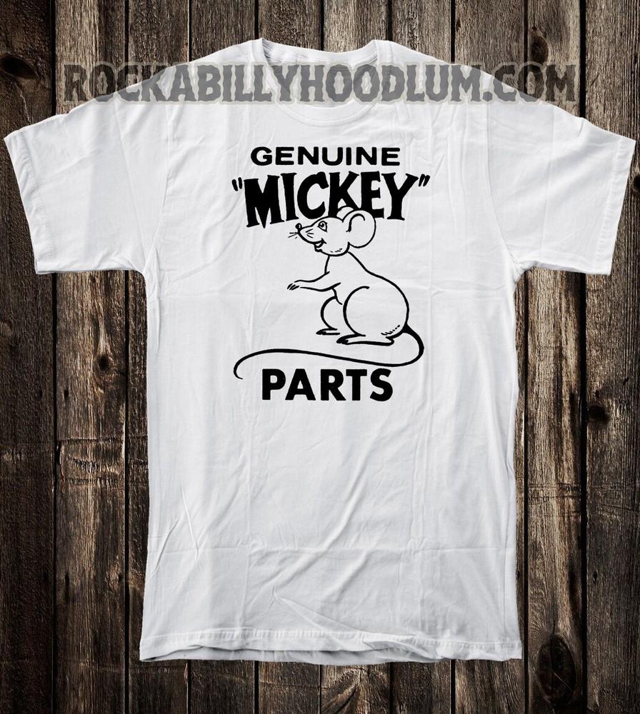 Retro Hot Rod Tee T Shirt Drag Race Speed Shop Roth Genuine Mickey Parts Mouse Unisex T-Shirt L